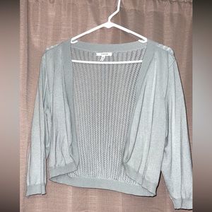 Maurices Mint Seafoam Green Cropped Boléro Cardigan L